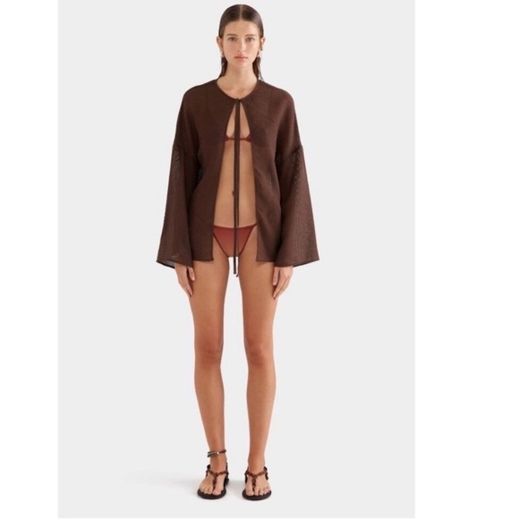 Venroy Sweaters - VENROY Tie Cover Up Cardigan Vacation Size XS